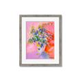 Picture of Petals in Pink Bloom  _GroupedProduct_Rectangle_Portrait_Framed_Matted_