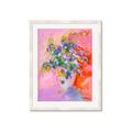 Picture of Petals in Pink Bloom  _GroupedProduct_Rectangle_Portrait_Framed_Matted_