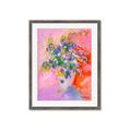 Picture of Petals in Pink Bloom  _GroupedProduct_Rectangle_Portrait_Framed_Matted_