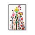 Picture of Eclectic Floral Canvas I _GroupedProduct_Rectangle_Portrait_Framed_Matted_