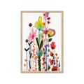 Picture of Eclectic Floral Canvas I _GroupedProduct_Rectangle_Portrait_Framed_Matted_