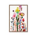 Picture of Eclectic Floral Canvas I _GroupedProduct_Rectangle_Portrait_Framed_Matted_