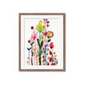 Picture of Eclectic Floral Canvas I _GroupedProduct_Rectangle_Portrait_Framed_Matted_