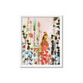 Picture of Eclectic Floral Canvas II _GroupedProduct_Rectangle_Portrait_Framed_Matted_
