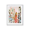 Picture of Eclectic Floral Canvas II _GroupedProduct_Rectangle_Portrait_Framed_Matted_