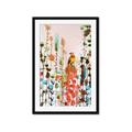 Picture of Eclectic Floral Canvas II _GroupedProduct_Rectangle_Portrait_Framed_Matted_