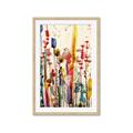 Picture of Eclectic Floral Canvas III _GroupedProduct_Rectangle_Portrait_Framed_Matted_