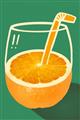 Picture of Orange Juice Poition _GroupedProduct_Rectangle_Portrait_Unframed_Print_Only_