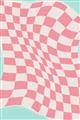 Picture of Pink Checkered Symphony _GroupedProduct_Rectangle_Portrait_Unframed_Print_Only_