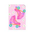 Picture of Pink Roller Skates _GroupedProduct_Rectangle_Portrait_Unframed_Print_Only_