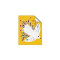 Picture of Bird in Floral Yellow Abstraction _GroupedProduct_Rectangle_Portrait_Unframed_Print_Only_