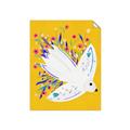 Picture of Bird in Floral Yellow Abstraction _GroupedProduct_Rectangle_Portrait_Unframed_Print_Only_