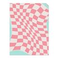 Picture of Pink Checkered Symphony _GroupedProduct_Rectangle_Portrait_Unframed_Print_Only_