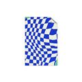 Picture of Blue Checkered Symphony _GroupedProduct_Rectangle_Portrait_Unframed_Print_Only_