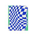 Picture of Blue Checkered Symphony _GroupedProduct_Rectangle_Portrait_Unframed_Print_Only_