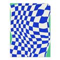 Picture of Blue Checkered Symphony _GroupedProduct_Rectangle_Portrait_Unframed_Print_Only_