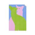 Picture of Optical Cat Duo _GroupedProduct_Rectangle_Portrait_Unframed_Print_Only_