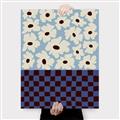 Picture of Blue Patterned Floral Perfection  _GroupedProduct_Rectangle_Portrait_Canvas_