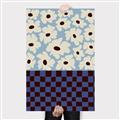 Picture of Blue Patterned Floral Perfection  _GroupedProduct_Rectangle_Portrait_Canvas_