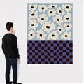Picture of Blue Patterned Floral Perfection  _GroupedProduct_Rectangle_Portrait_Canvas_
