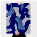 Picture of Constellation of Blue Strokes _GroupedProduct_Rectangle_Portrait_Canvas_