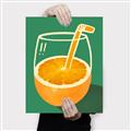 Picture of Orange Juice Poition _GroupedProduct_Rectangle_Portrait_Canvas_