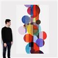Picture of Geometric Graffiti _GroupedProduct_Rectangle_Portrait_Canvas_