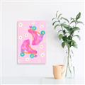 Picture of Pink Roller Skates _GroupedProduct_Rectangle_Portrait_Canvas_