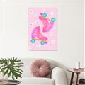 Picture of Pink Roller Skates _GroupedProduct_Rectangle_Portrait_Canvas_