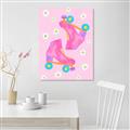 Picture of Pink Roller Skates _GroupedProduct_Rectangle_Portrait_Canvas_