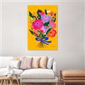 Picture of Red Chromatic Flowers _GroupedProduct_Rectangle_Portrait_Canvas_
