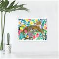Picture of Vibrant Fusion Jaguar _GroupedProduct_Rectangle_Landscape_Canvas_