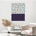 Picture of Blue Patterned Floral Perfection  _GroupedProduct_Rectangle_Portrait_Canvas_