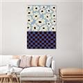 Picture of Blue Patterned Floral Perfection  _GroupedProduct_Rectangle_Portrait_Canvas_
