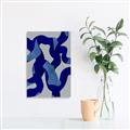 Picture of Constellation of Blue Strokes _GroupedProduct_Rectangle_Portrait_Canvas_