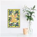 Picture of La Vie Est Belle Foliage _GroupedProduct_Rectangle_Portrait_Canvas_Framed_