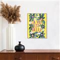 Picture of La Vie Est Belle Foliage _GroupedProduct_Rectangle_Portrait_Canvas_Framed_