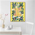 Picture of La Vie Est Belle Foliage _GroupedProduct_Rectangle_Portrait_Canvas_Framed_