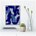 Picture of Constellation of Blue Strokes _GroupedProduct_Rectangle_Portrait_Canvas_Framed_