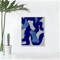 Picture of Constellation of Blue Strokes _GroupedProduct_Rectangle_Portrait_Canvas_Framed_