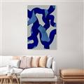 Picture of Constellation of Blue Strokes _GroupedProduct_Rectangle_Portrait_Canvas_Framed_