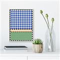 Picture of Psychedelic Checkered Aura _GroupedProduct_Rectangle_Portrait_Canvas_Framed_