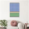 Picture of Psychedelic Checkered Aura _GroupedProduct_Rectangle_Portrait_Canvas_Framed_