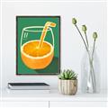 Picture of Orange Juice Poition _GroupedProduct_Rectangle_Portrait_Canvas_Framed_