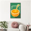 Picture of Orange Juice Poition _GroupedProduct_Rectangle_Portrait_Canvas_Framed_