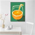 Picture of Orange Juice Poition _GroupedProduct_Rectangle_Portrait_Canvas_Framed_