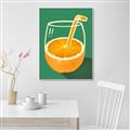 Picture of Orange Juice Poition _GroupedProduct_Rectangle_Portrait_Canvas_Framed_
