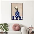 Picture of Kaleidoscopic Vase _GroupedProduct_Rectangle_Portrait_Canvas_Framed_