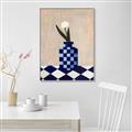Picture of Kaleidoscopic Vase _GroupedProduct_Rectangle_Portrait_Canvas_Framed_