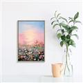 Picture of Ethereal Pink Sunrise _GroupedProduct_Rectangle_Portrait_Canvas_Framed_